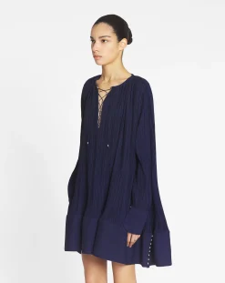 Flared pleated dress Women Dresses