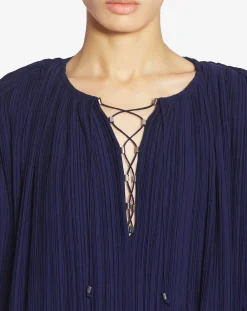 Flared pleated dress Women Dresses