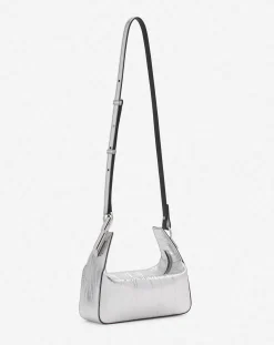 Haute séquence clutch bag in metallic leather Women Crossbody Bags & Shoulder Bags