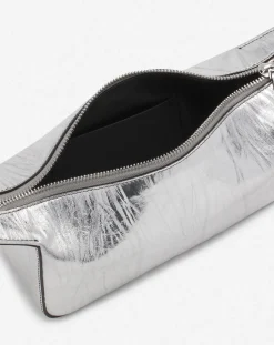 Haute séquence clutch bag in metallic leather Women Crossbody Bags & Shoulder Bags