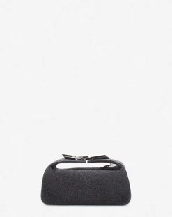 Outlet Haute séquence clutch bag in suede Women Crossbody Bags & Shoulder Bags