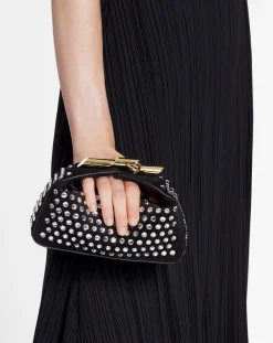 Online Haute séquence leather clutch bag with rhinestones Women Crossbody Bags & Shoulder Bags