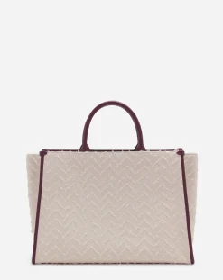 Hot Herringbone motif in&out mm tote bag Women Tote Bags & Top Handle Bags
