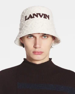 Hot Herringbone motif bucket hat Women Hats