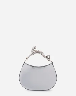 Hobo cat bag in metallic leather Women Hobo