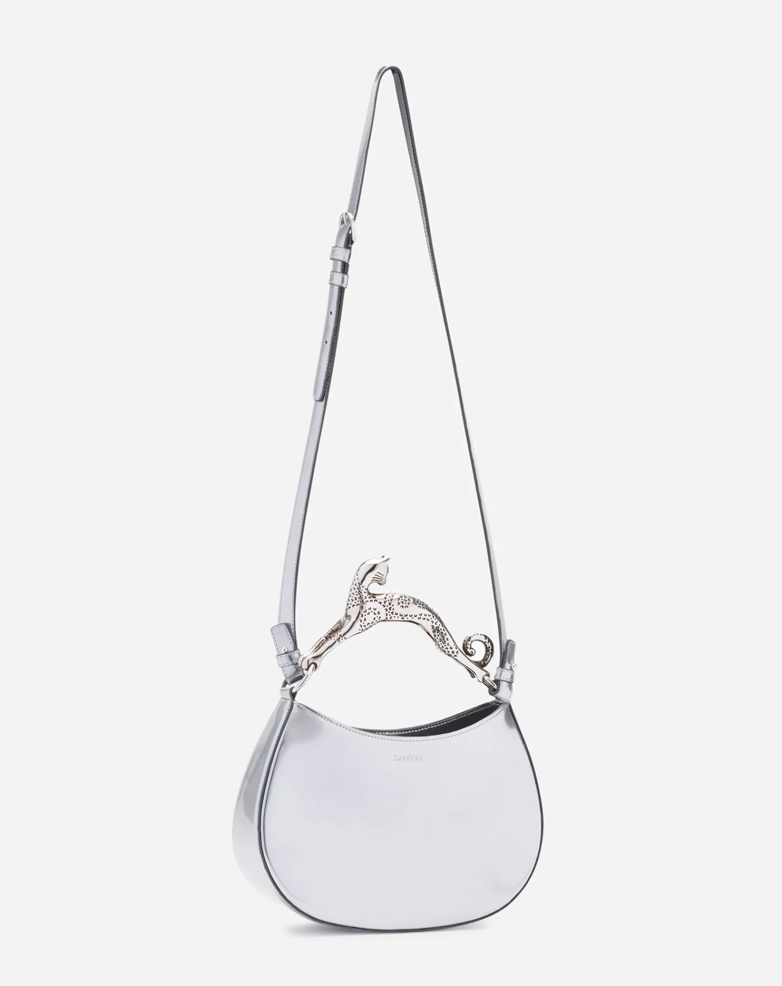 Hobo cat bag in metallic leather Women Hobo