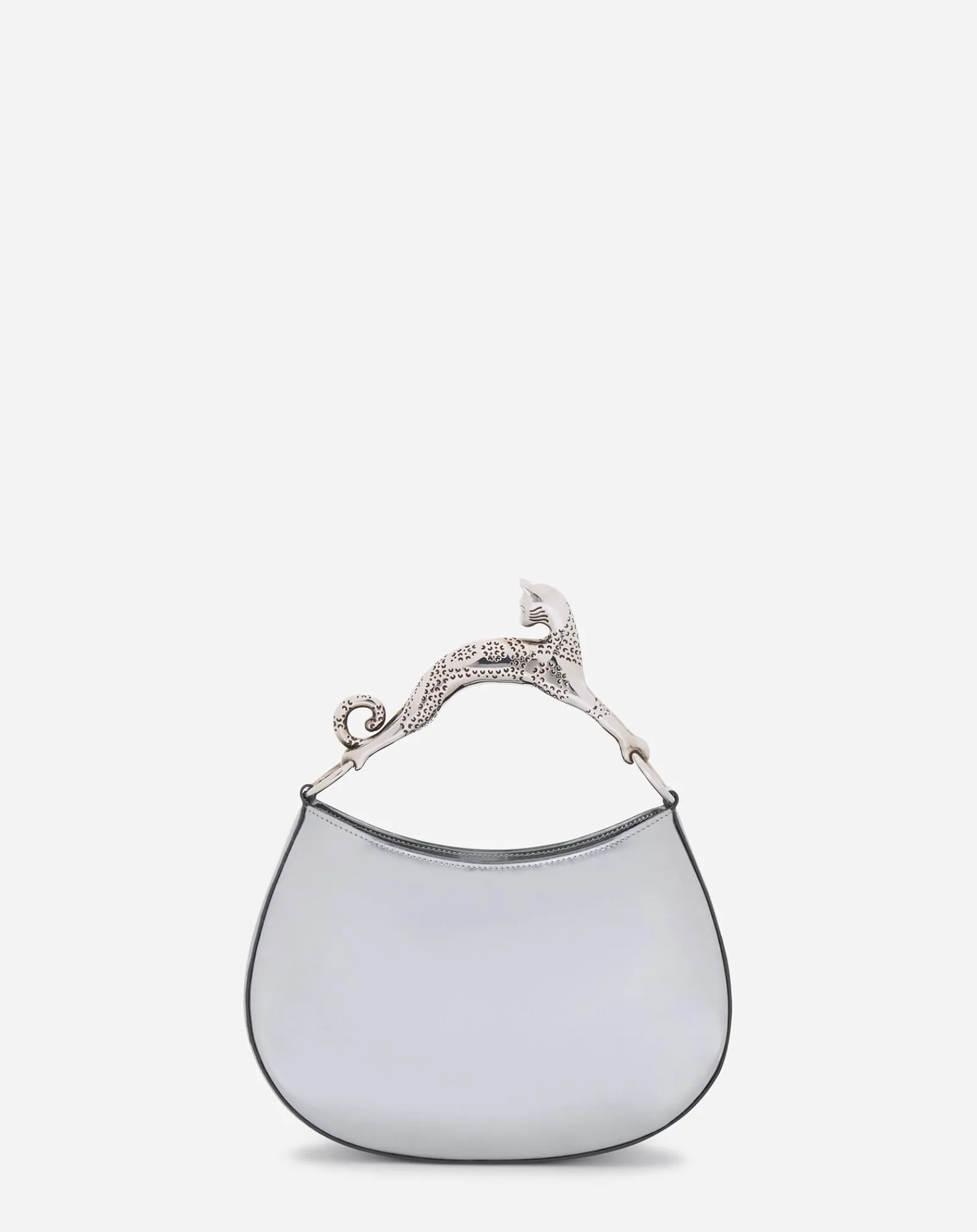 Discount Hobo cat bag in metallic leather Women Tote Bags & Top Handle Bags