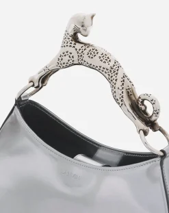 Discount Hobo cat bag in metallic leather Women Tote Bags & Top Handle Bags