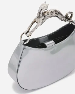 Discount Hobo cat bag in metallic leather Women Tote Bags & Top Handle Bags