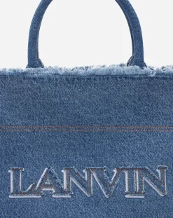 Discount In&out mm tote bag in denim Tote Bags