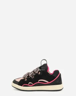 Outlet Lace-up leather sneakers Girls (4-12 Years)