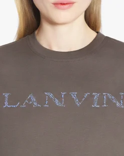 Outlet bead embroidered t-shirt Women T-shirts & Sweatshirts