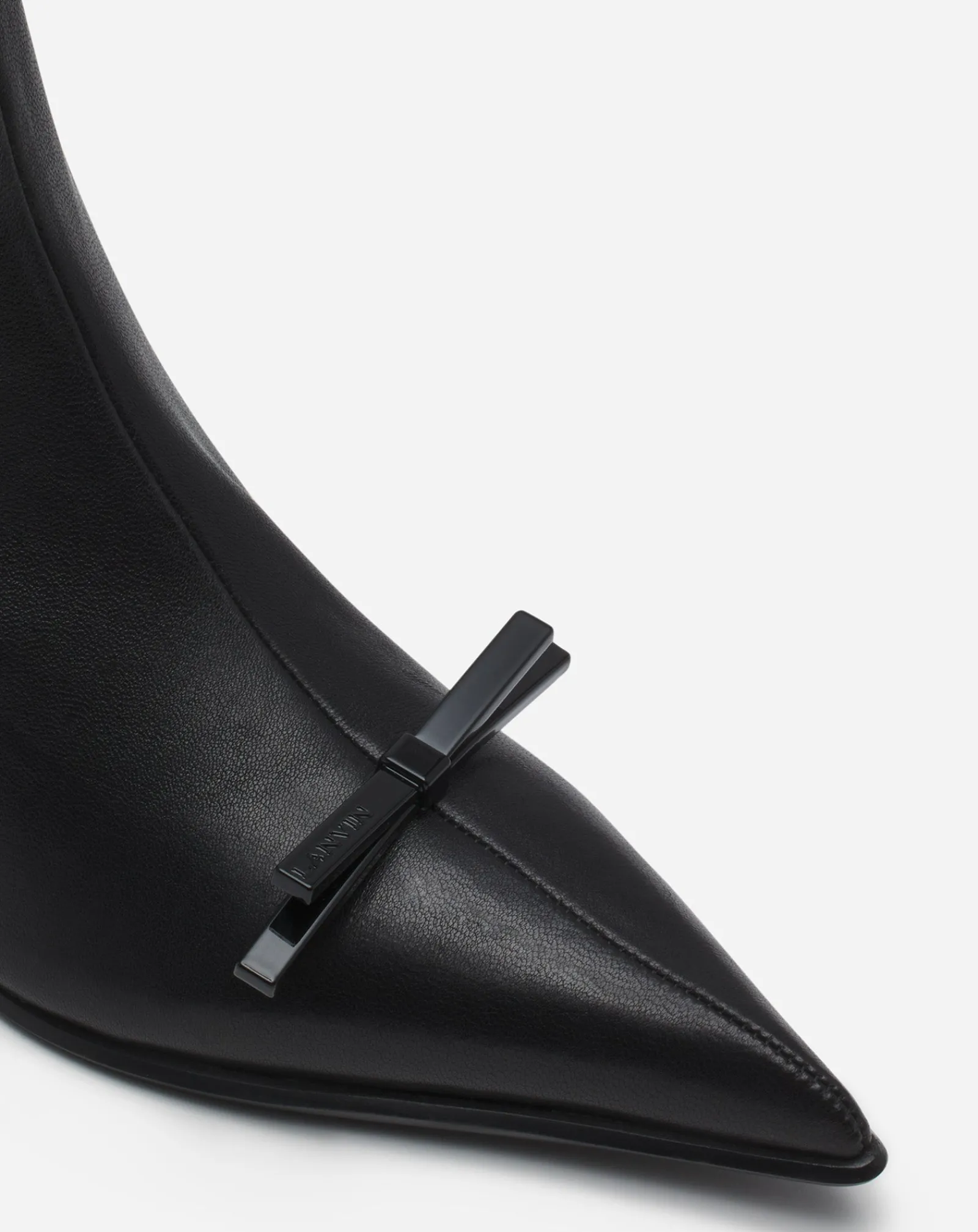 New bow ankle boots in leather Women Boots & Booties