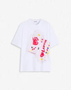 Clearance candy print straight fit t-shirt T-shirts & Polos