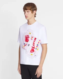 Clearance candy print straight fit t-shirt T-shirts & Polos