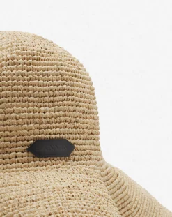 New capeline hat in raffia Women Hats