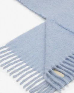 fringed scarf in wool Scarves