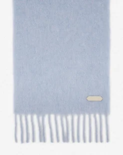fringed scarf in wool Scarves