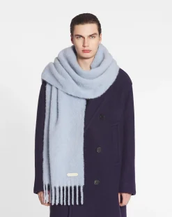 Best fringed scarf in wool Women Silks & Scarves