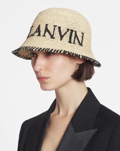 Clearance raffia bucket hat Women Hats