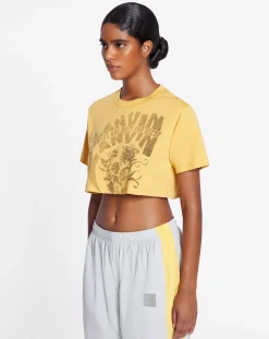 Sale x future cropped printed t-shirt Women T-shirts & Sweatshirts