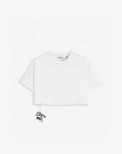 Clearance x future cropped printed t-shirt Women T-shirts & Sweatshirts