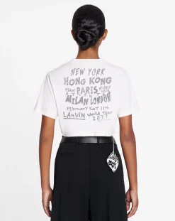 Clearance x future cropped printed t-shirt Women T-shirts & Sweatshirts
