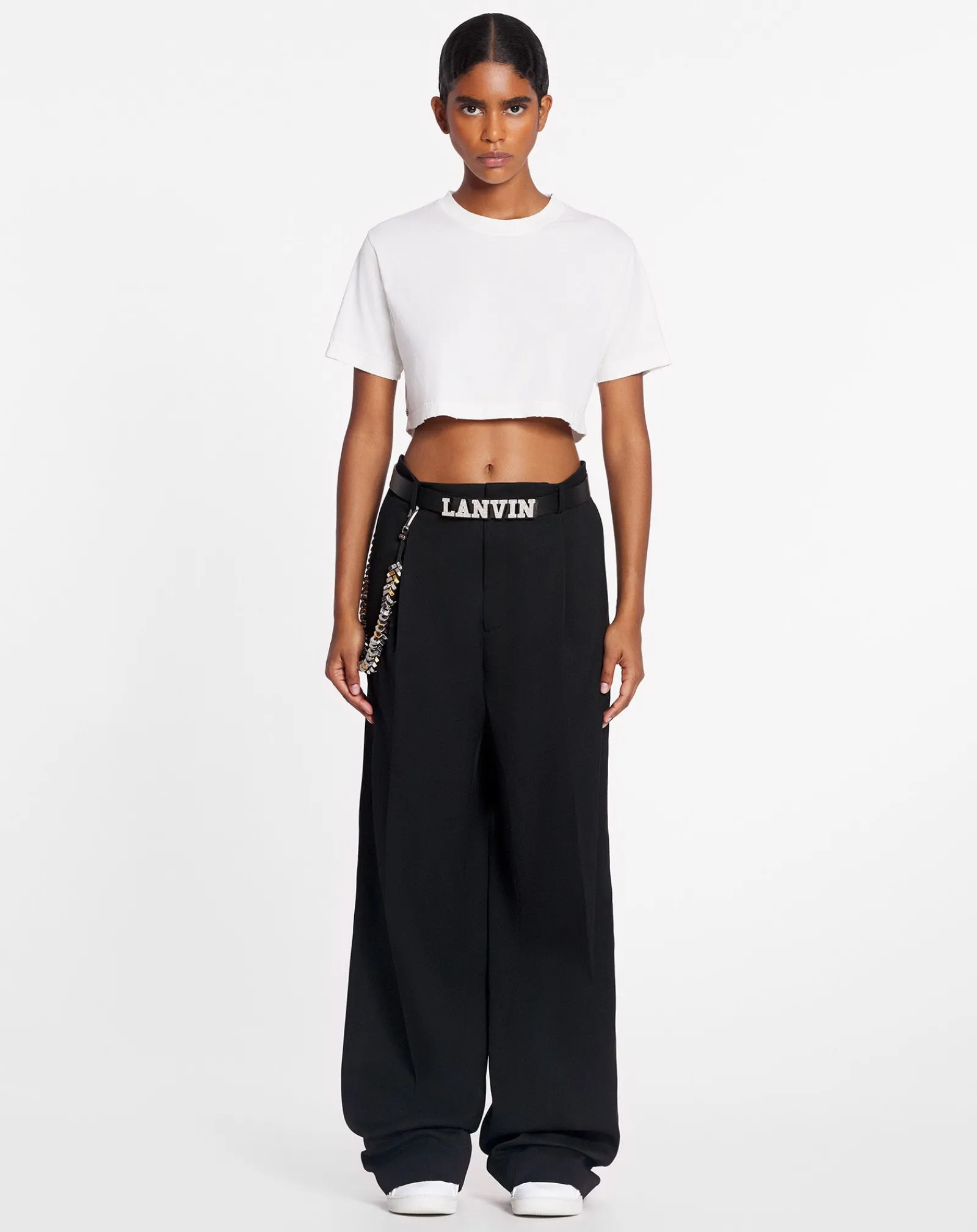 Clearance x future cropped printed t-shirt Women T-shirts & Sweatshirts
