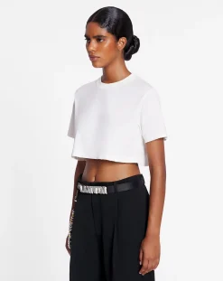 Clearance x future cropped printed t-shirt Women T-shirts & Sweatshirts