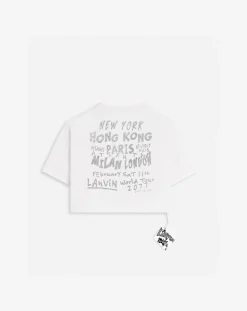 Clearance x future cropped printed t-shirt Women T-shirts & Sweatshirts