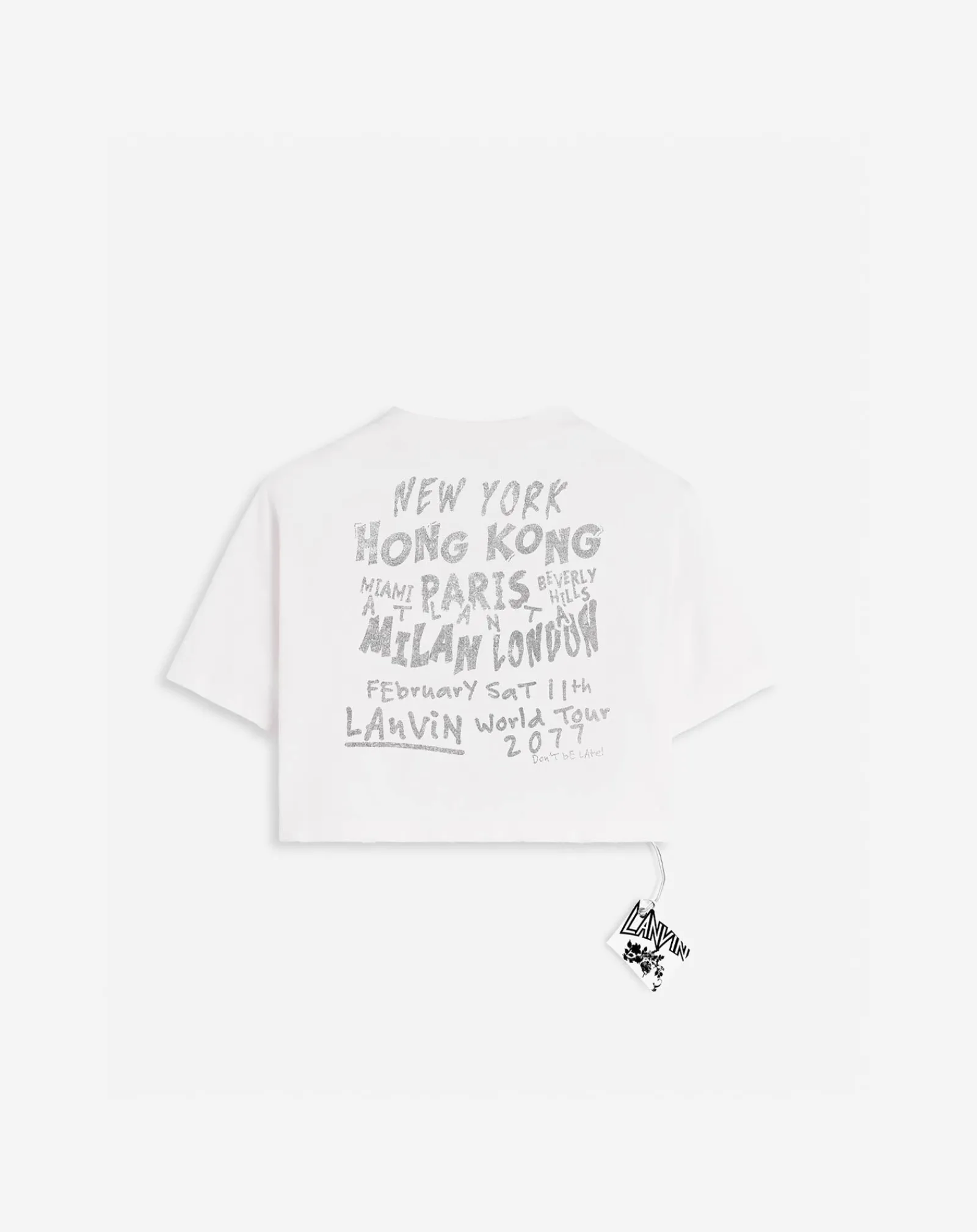 Clearance x future cropped printed t-shirt Women T-shirts & Sweatshirts