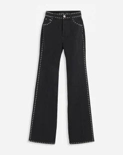 Online x future flared pants with studs for women Women Pants