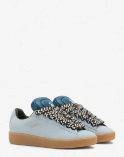 x future hyper curb sneakers in leather and suede for women Women Sneakers