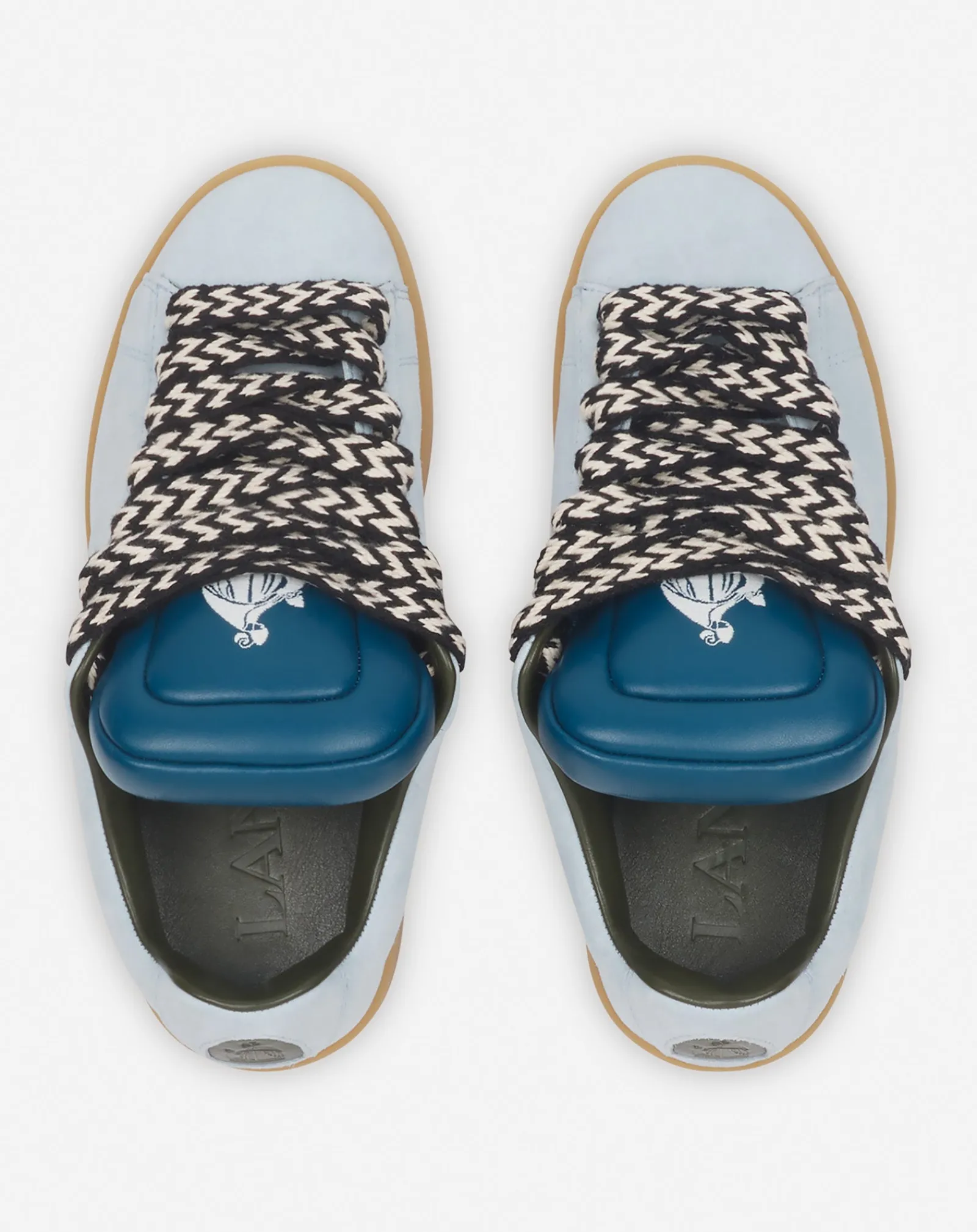 x future hyper curb sneakers in leather and suede for women Women Sneakers