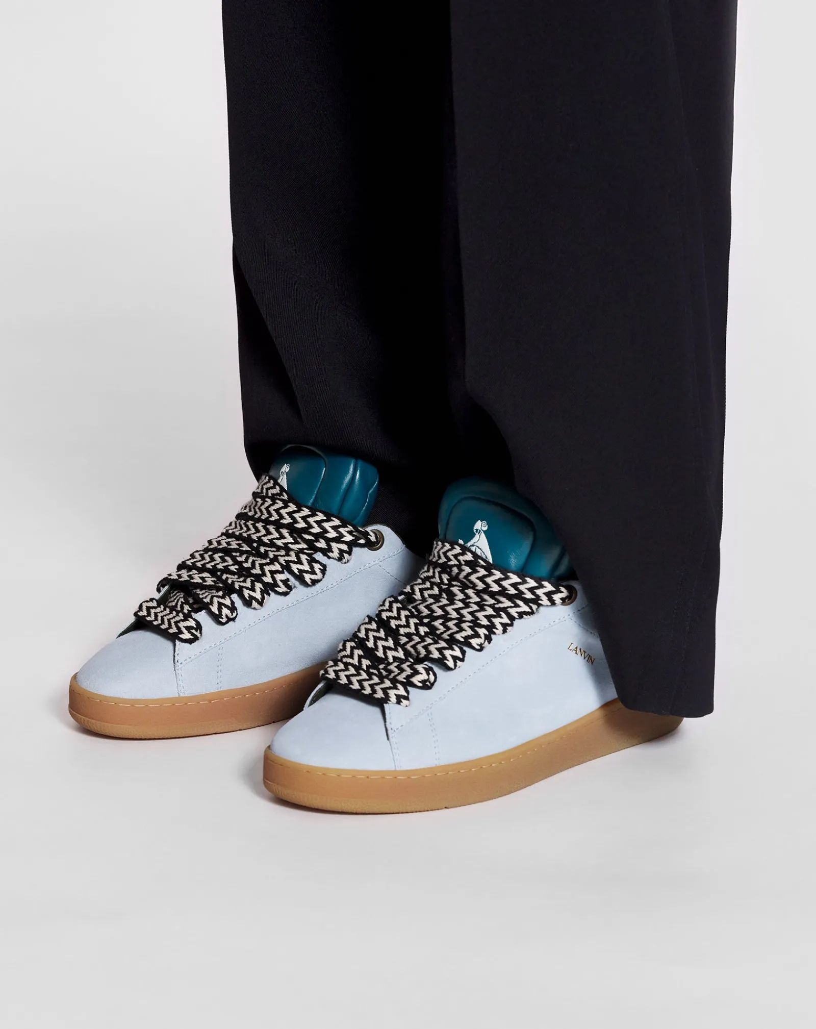 Hot x future hyper curb sneakers in leather and suede for men Curb Lite