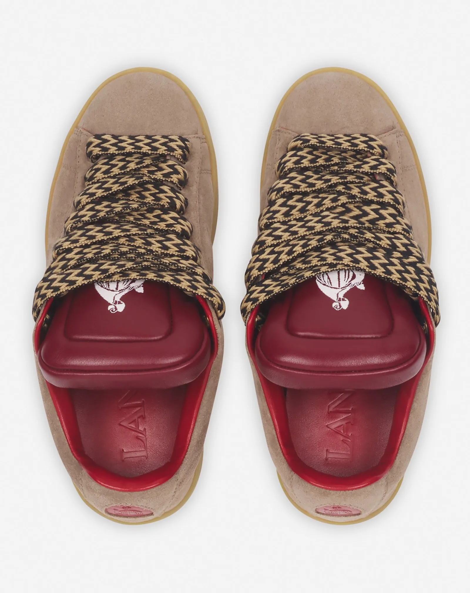 New x future hyper curb sneakers in leather and suede for men Curb Lite
