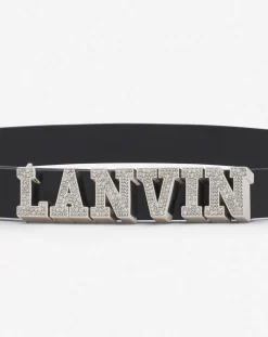 Clearance x future leather belt with rhinestones Belts