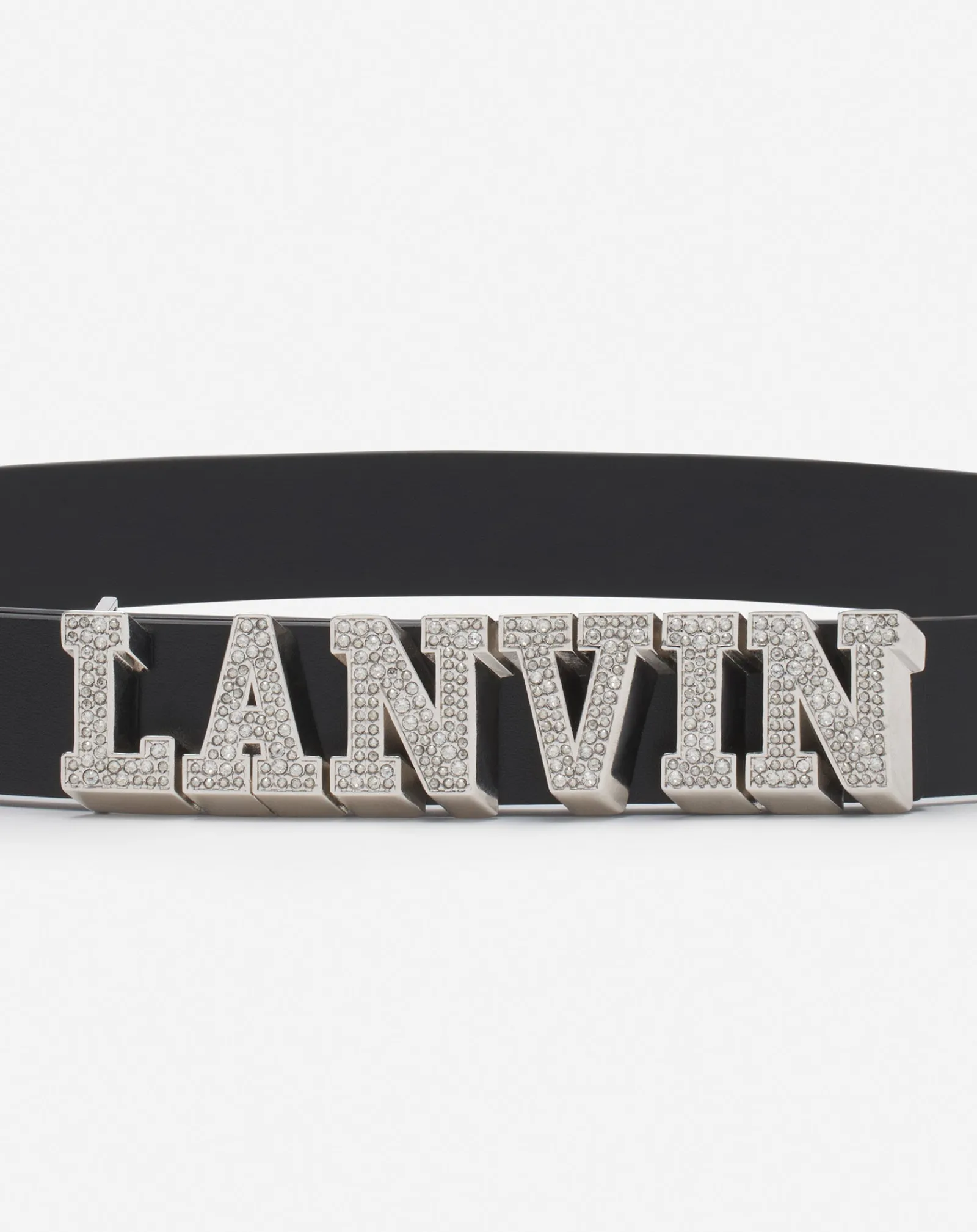 Clearance x future leather belt with rhinestones Belts