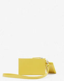 Clearance x future leather double clutch with eagle print Wallets & Small Leather Goods