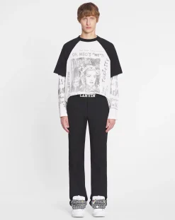 x future long-sleeved print t-shirt Women T-shirts & Sweatshirts