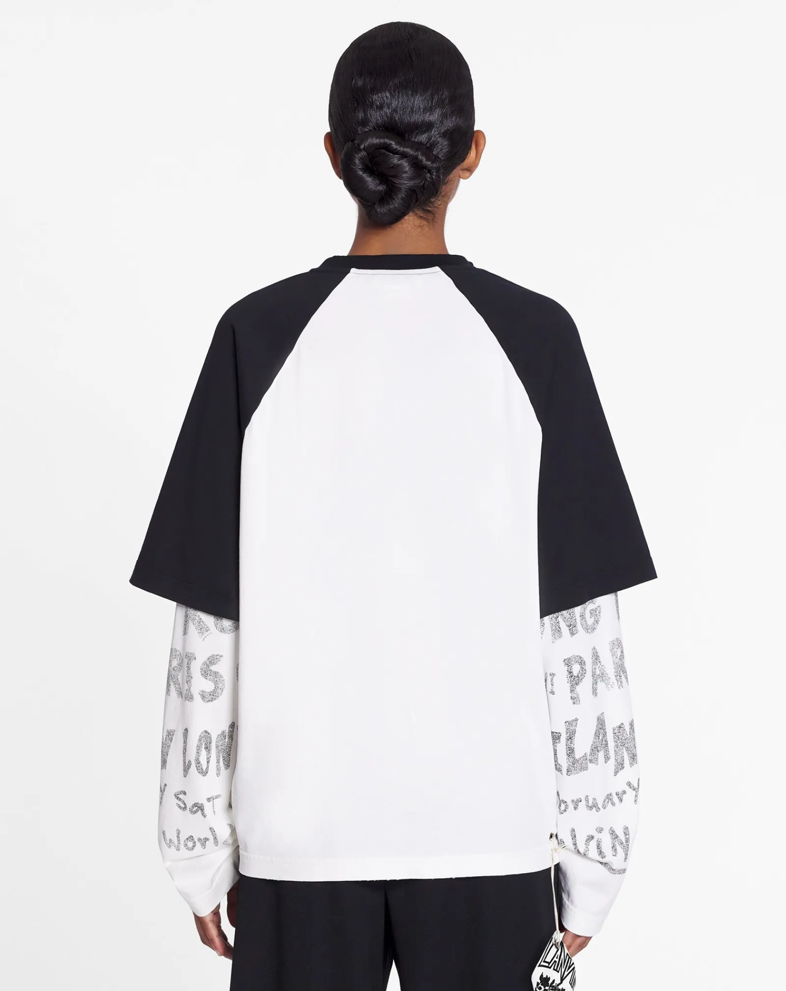 x future long-sleeved print t-shirt Women T-shirts & Sweatshirts
