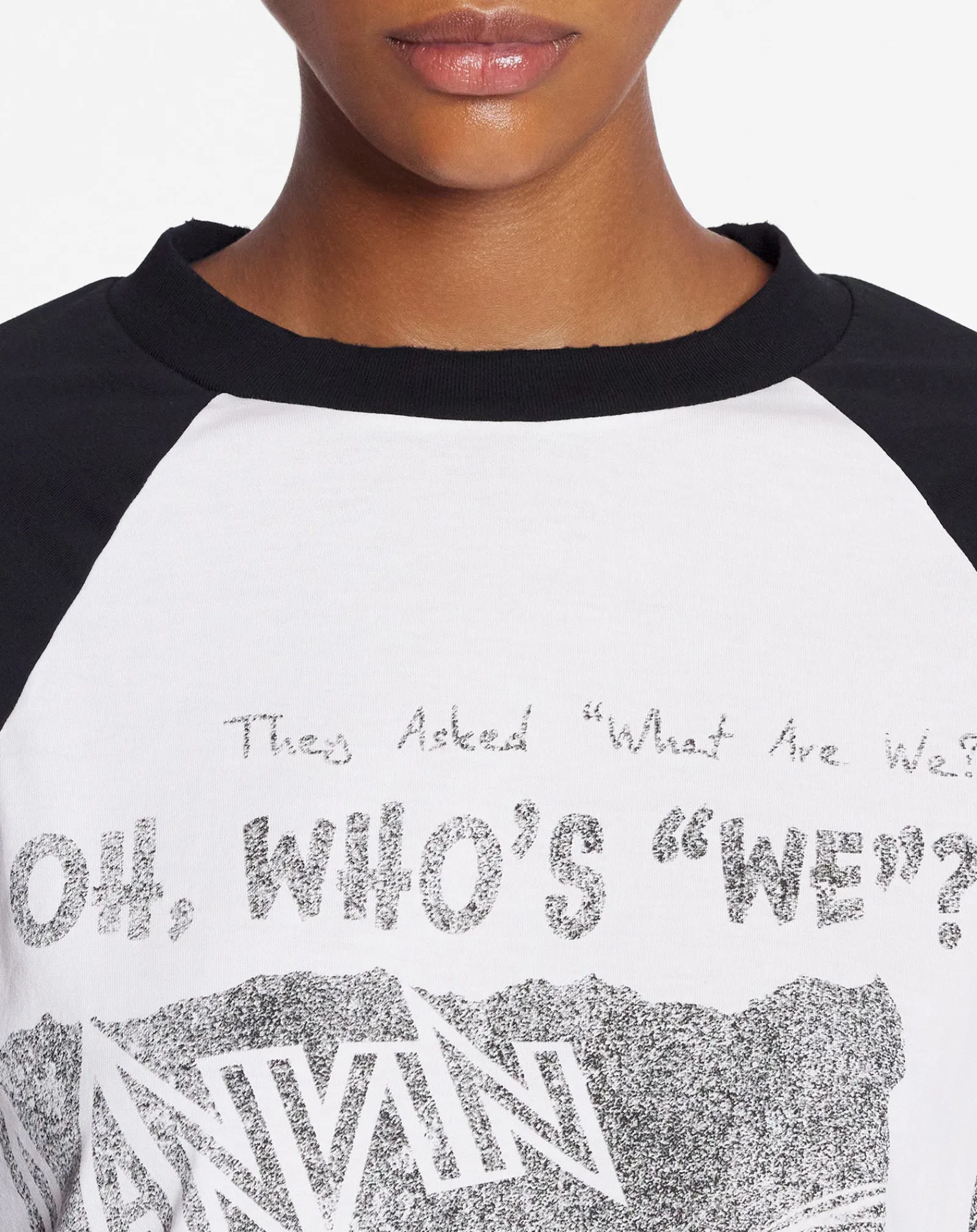 x future long-sleeved print t-shirt Women T-shirts & Sweatshirts