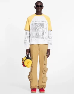 Sale x future long-sleeved print t-shirt T-shirts & Polos