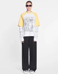 Sale x future long-sleeved print t-shirt Women T-shirts & Sweatshirts