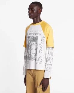 Sale x future long-sleeved print t-shirt Women T-shirts & Sweatshirts