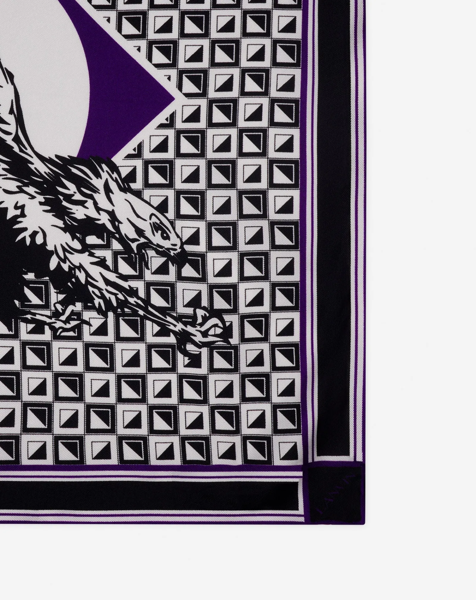Clearance x future scarf eagle print and silk triangles Scarves