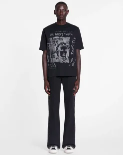 Online x future studded flared pants for men Pants & Shorts