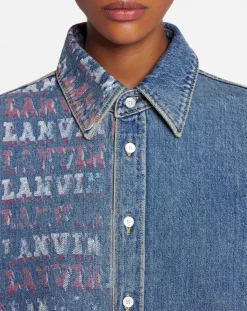 Discount x future unisex asymmetrical printed shirt Women Tops