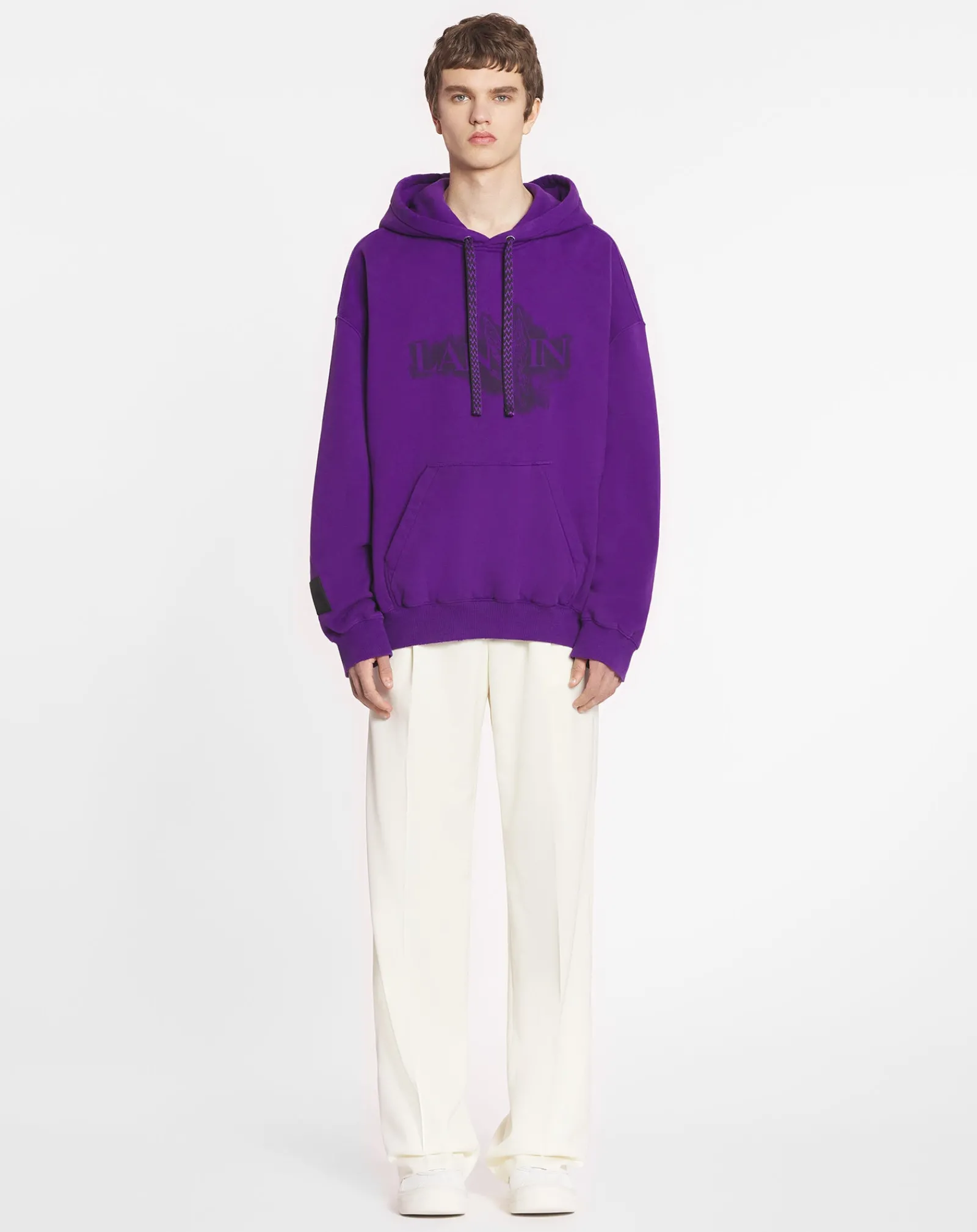 Online x future unisex baggy hoodie with eagle print Women T-shirts & Sweatshirts