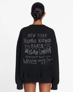Hot x future unisex loose-fit printed sweatshirt Knitwear & Sweatshirts